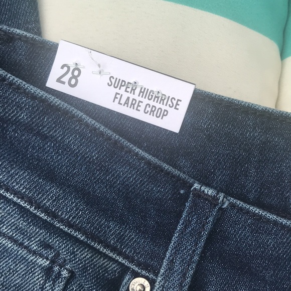 NWT William Rast by Justin Timberlake Super High Rise Vintage Flare Crop - Picture 2 of 10